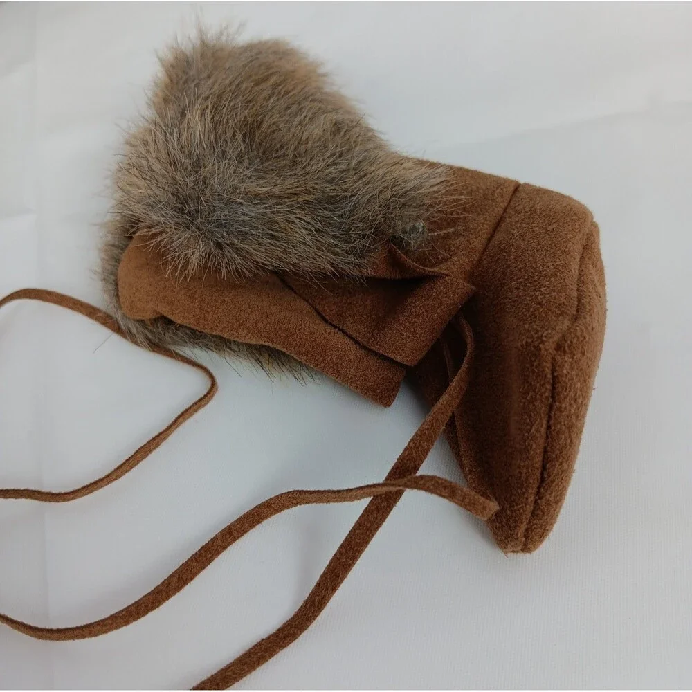 American Girl Kaya Winter Accessory Fur Moccasin Hood & Glove Replacements